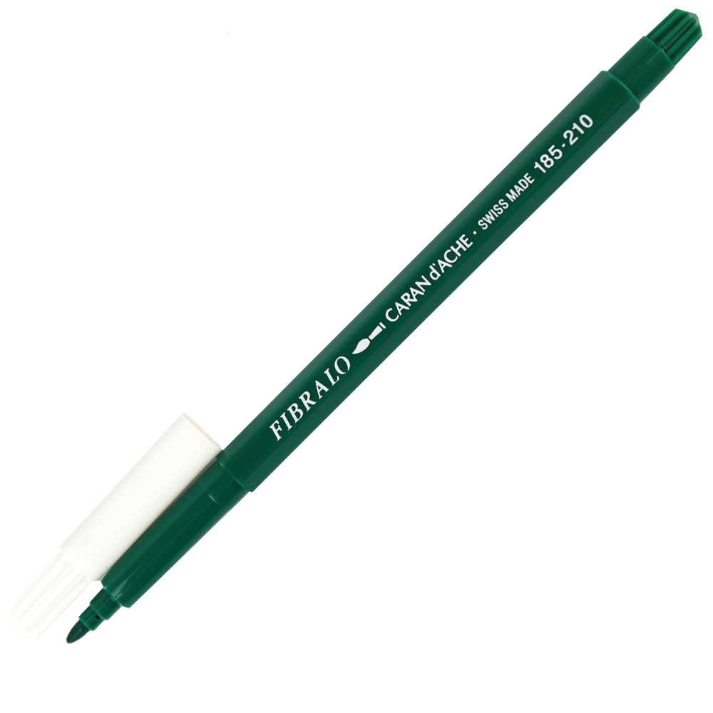 Caneta Aquarelável Fibralo Caran d'Ache Verde 210
